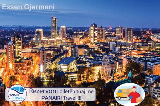 Pako nga Essen per Tirane dhe nga Tirana per Gjermani me PANAIRI TRAVEL GJERMANI